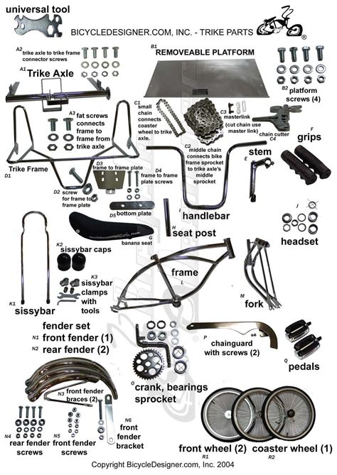 custom bike parts catalog